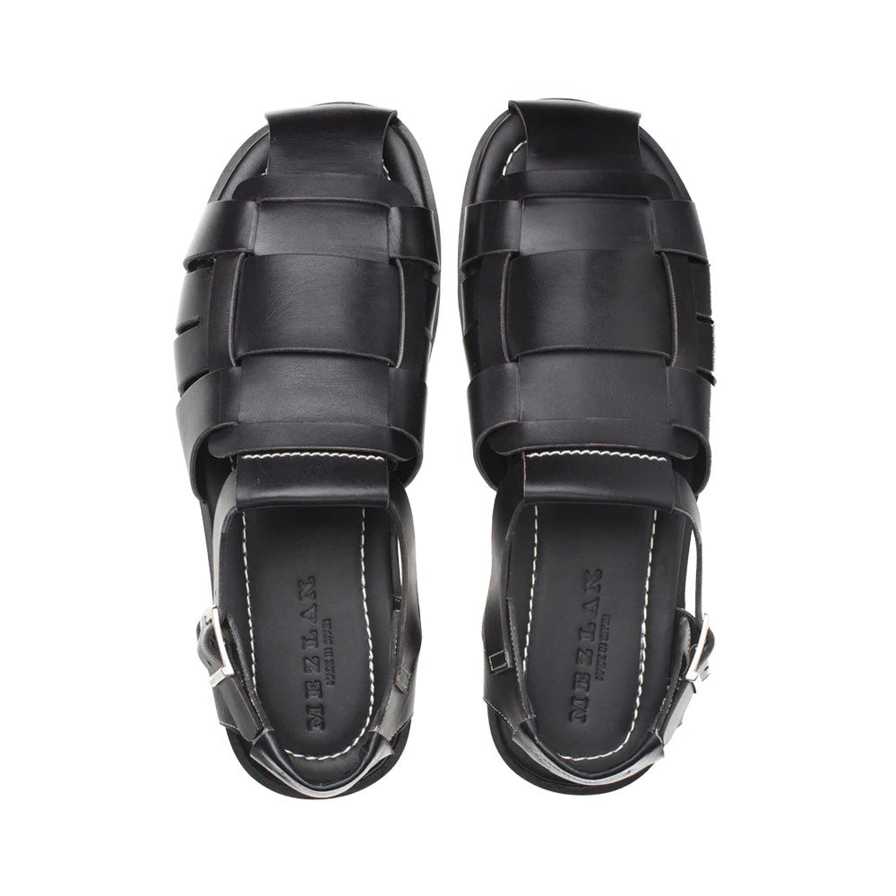 Mezlan Fisherman Sandals Black (R20257)