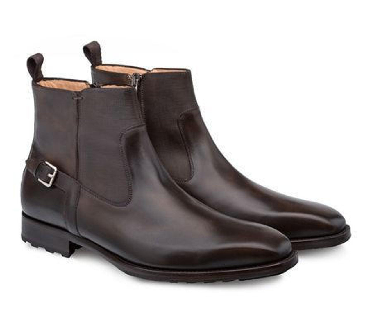 Mezlan Mens Tobacco Brown Italian Calfskin Chelsea Boot 1   - from alligatorwarehouse.com