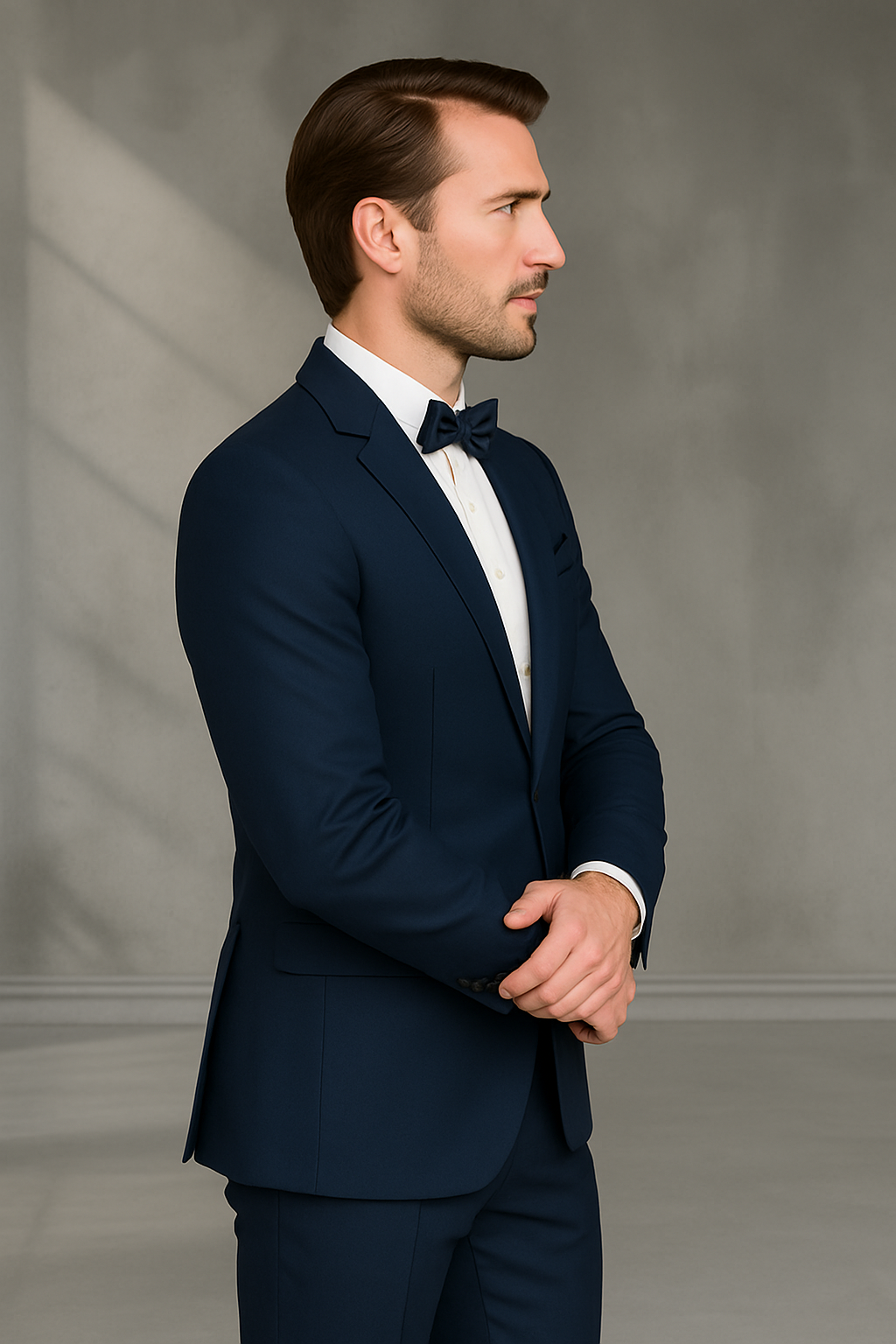 Wool Suit - Italian Made Business Suit by Statement Men's 2 Piece 100% Wool Modern Fit Suit - Subtle Texture 10 VERNAZA_Black_38R  - from alligatorwarehouse.com