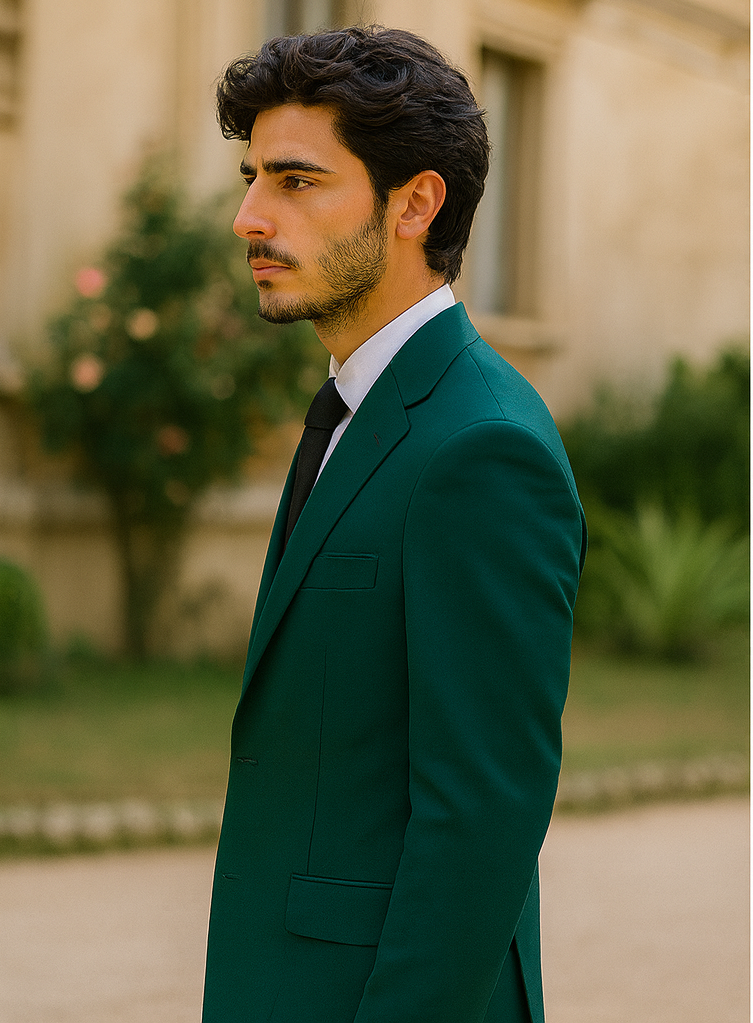 Neil Allyn Career Basics Men's Augusta Green Polyester Blazer Jacket 3   - from alligatorwarehouse.com