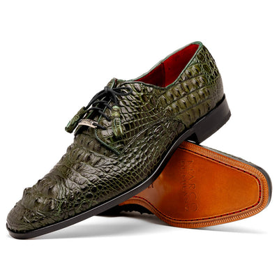 Marco Di Milano Nilo Forest Green Nile Crocodile Derby Shoe 2 NILO_NILOTICUS_FOREST GREEN_8.5  - from alligatorwarehouse.com