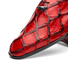 Marco Di Milano Olivieri Pirarucu Dress Oxfords Red