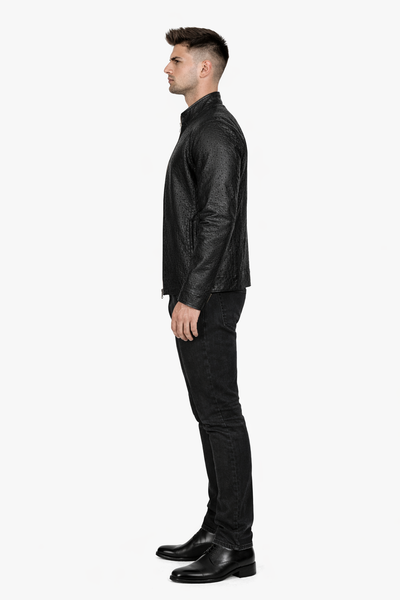Original Fine Ostrich Leather Jacket