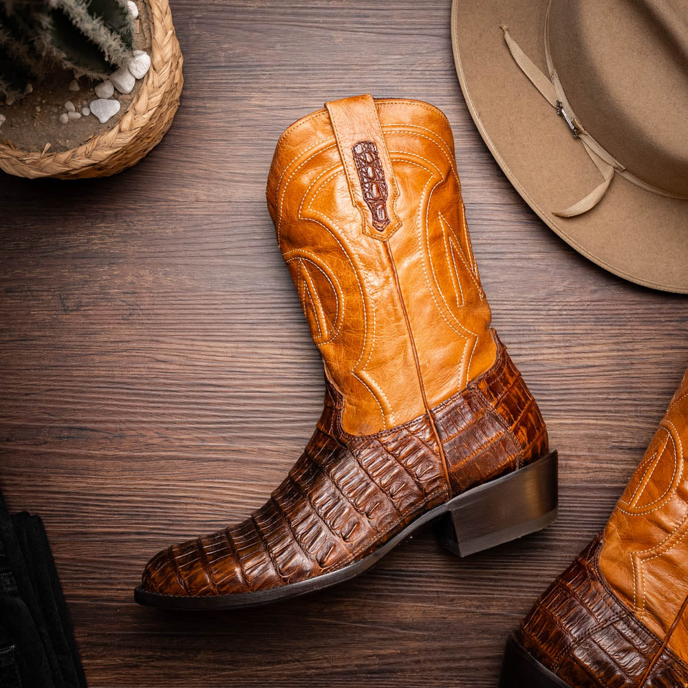 Marco_Di_Milano Phoenix: Aged Maple Leather Luxury Shoe