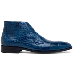 Marco Di Milano Pietro Alligator Blue  Chukka Boots