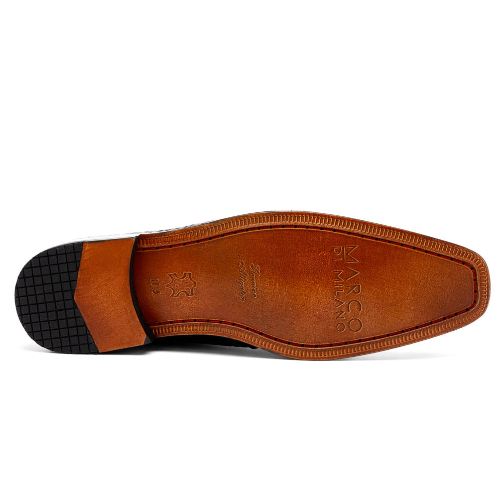 Marco Di Milano Pietro Black Alligator Chukka Boots 5 PIETRO_ALLIGATOR_BLACK_9.5  - from alligatorwarehouse.com