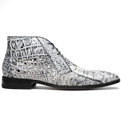 Marco Di Milano Pietro Alligator Newspaper Chukka Boots