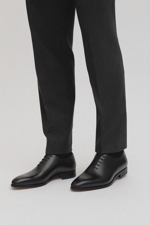 Mens Mezlan Pamplona Calfskin Plain Toe Dress Shoe in Cognac