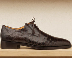 products/men-s-genuine-alligator-brown-derby-lace-up-shoes