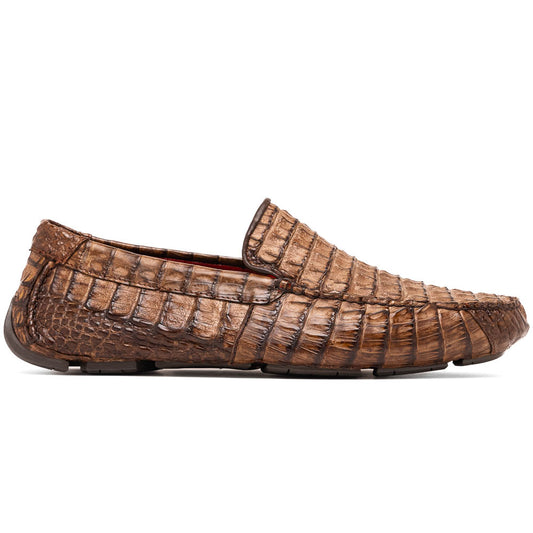 Mens Brown & Cognac Crocodile Dress Shoes Collection - Premium Mens Brown & Cognac Crocodile Dress Shoes at alligatorwarehouse.com