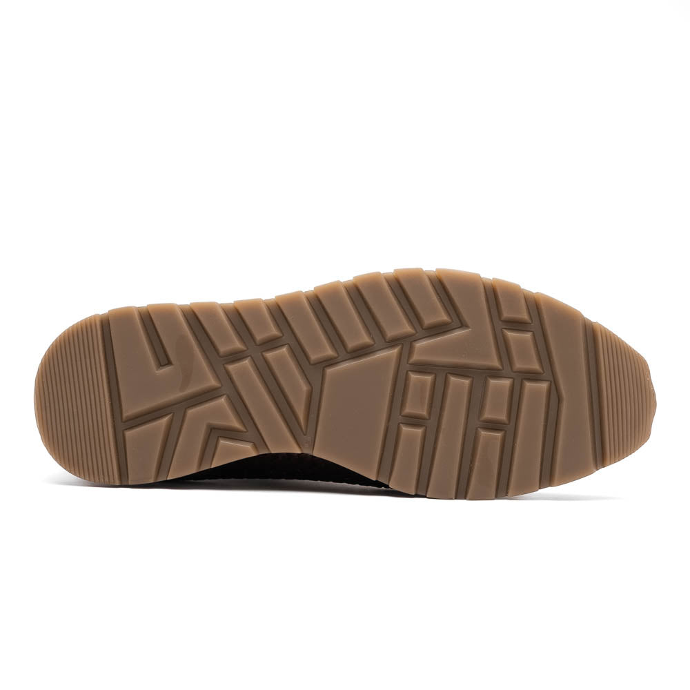 Marco Di Milano Roma Brown Genuine Caiman Crocodile / Woven Leather Fashion Sneakers 5 ROMA_CAIMAN FUSCUS_BROWN_8  - from alligatorwarehouse.com