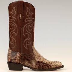 Men's Los Altos Python J-Toe Boots - Rustic