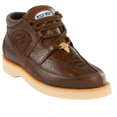 Men's Wild West Boots Caiman and Smooth Ostrich Skin Shoe 2ZA052807