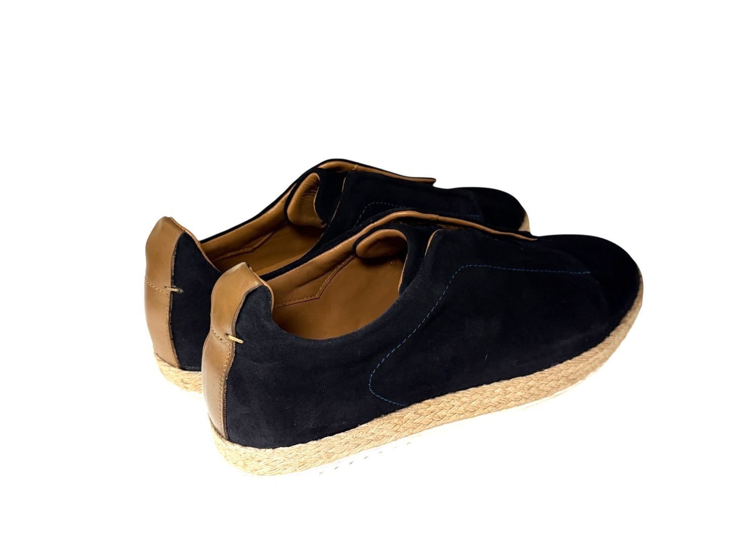P01010 Sportivo- Elastic Vamp- Navy Suede
