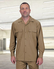 Mens 2-Piece 100% Wool Walking Suit with Pleated Wide-Leg Pants – Classic and Comfortable