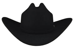 Texana Cuernos Chuecos 100X Color Negro Horma Sinaloa