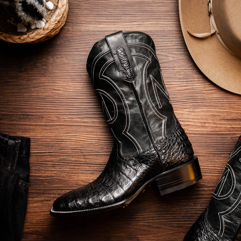 Marco_Di_Milano Tucson Black Leather Oxford