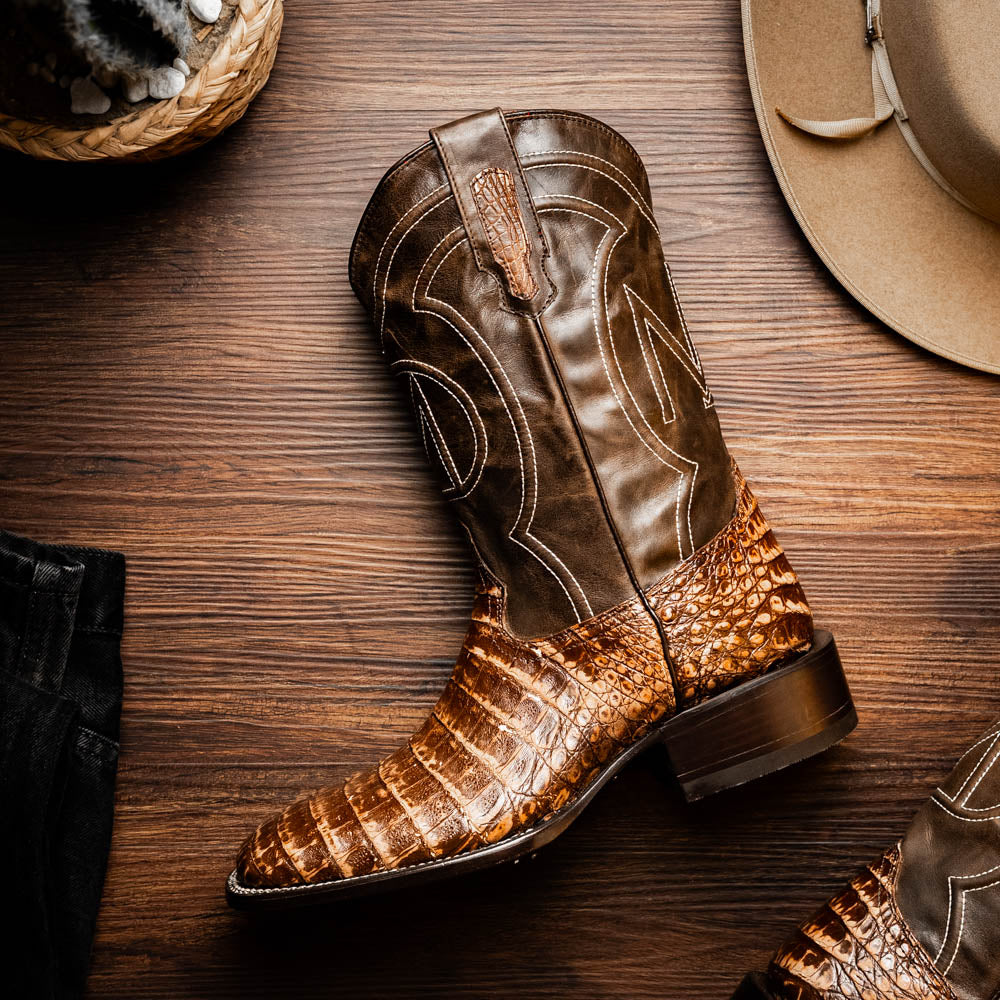 Marco Di Milano Tucson: Stone Brown Leather Oxford
