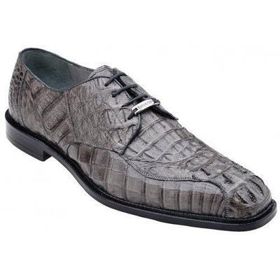Belvedere Chapo Exotic Crocodile Hornback Oxfords 7 MEN 1465 NAVY-M-09  - from alligatorwarehouse.com