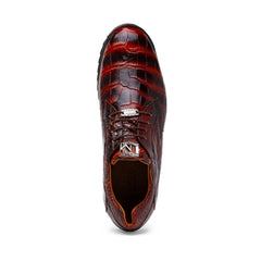 Marco Di Milano Vulcan Alligator Sneakers Cognac