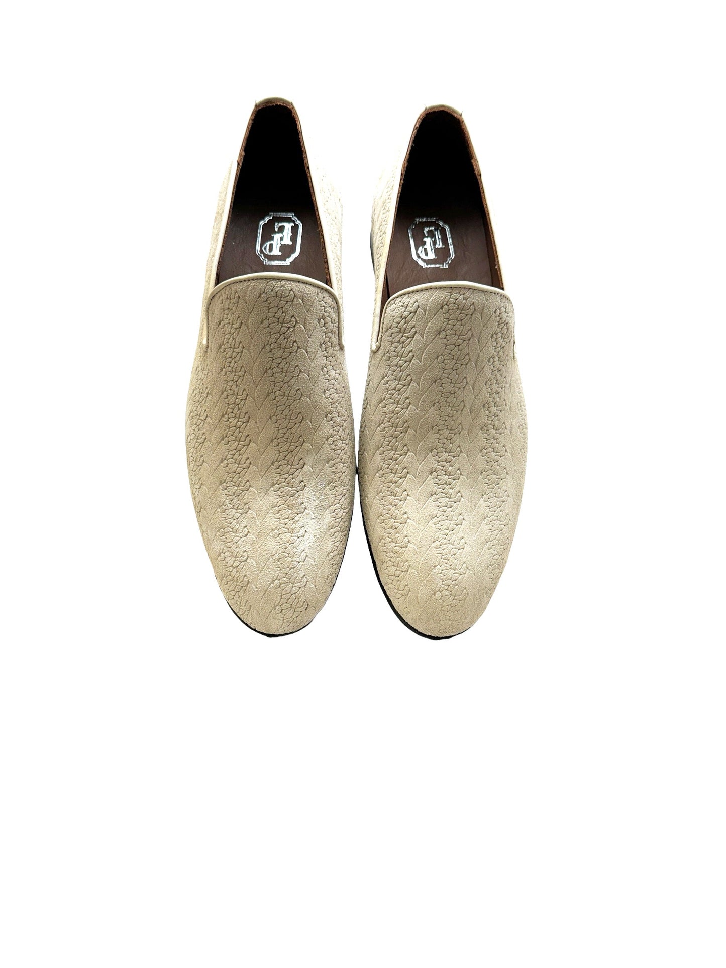 P000505 - Warren Loafer Beige Suede