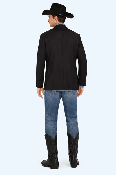 Western Blazer - Saco Para Hombre - Cowboy Blazer in Black Color