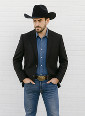 Western Blazer - Saco Para Hombre - Cowboy Blazer in Black Color