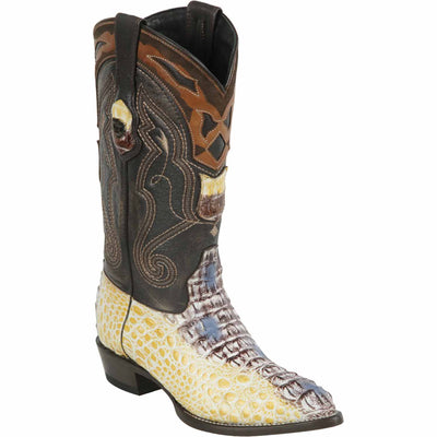 Men's Wild West Caiman Hornback Skin J Toe Boots 29902-B 3 2990211-060  - from alligatorwarehouse.com
