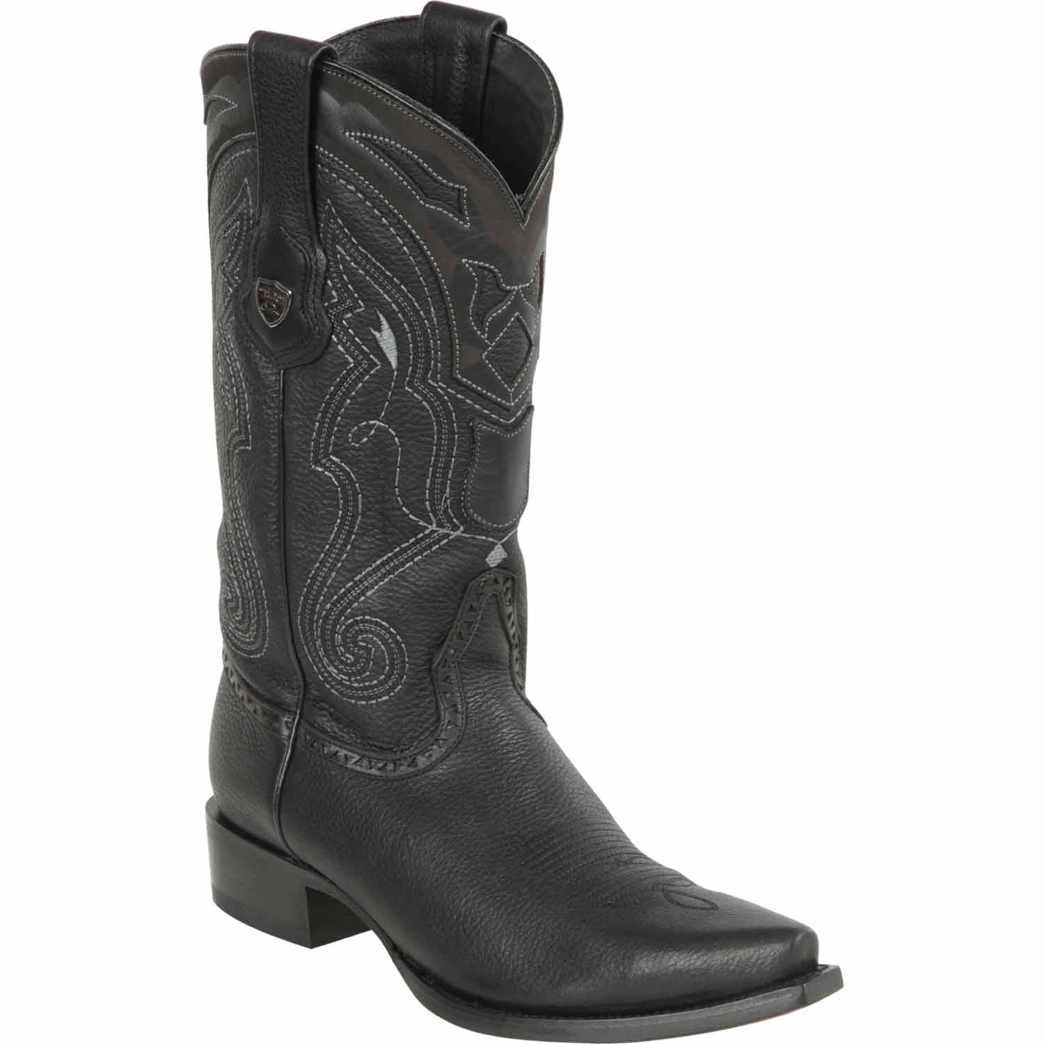 Men's Wild West Genuine Leather Snip Toe Boots 29427 1 2942705-060  - from alligatorwarehouse.com