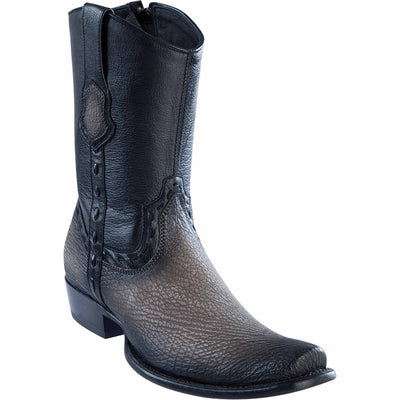 Men's Wild West Shark Skin Dubai Toe Short Boots 279B09 4 279B0905-060  - from alligatorwarehouse.com