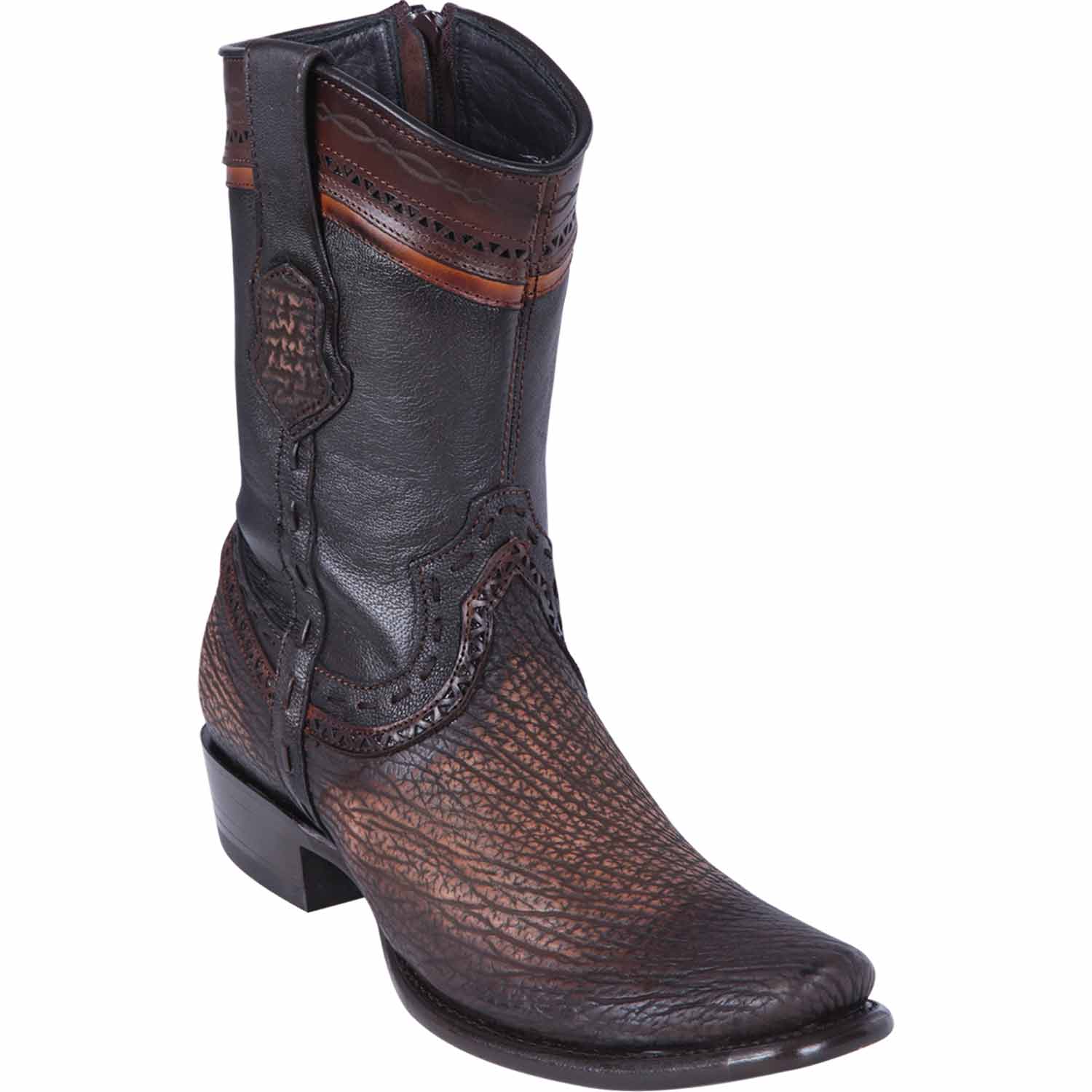 Wild West Boots Boots 6 Men's Wild West Shark Skin Dubai Toe Short Boot 279B0957 Wild West Boots Boots 6 Men's Wild West Shark Skin Dubai Toe Short Boot 279B0957