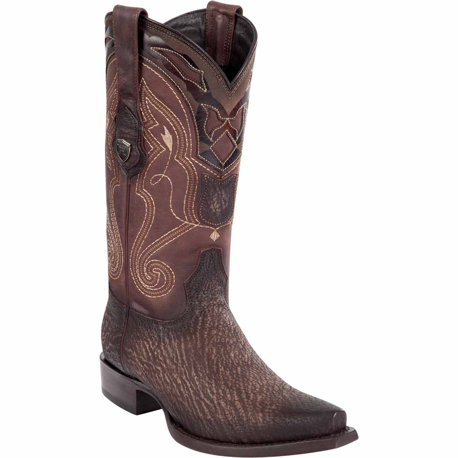 Men's Wild West Shark Skin Snip Toe Boots 2 2940915-060  - from alligatorwarehouse.com