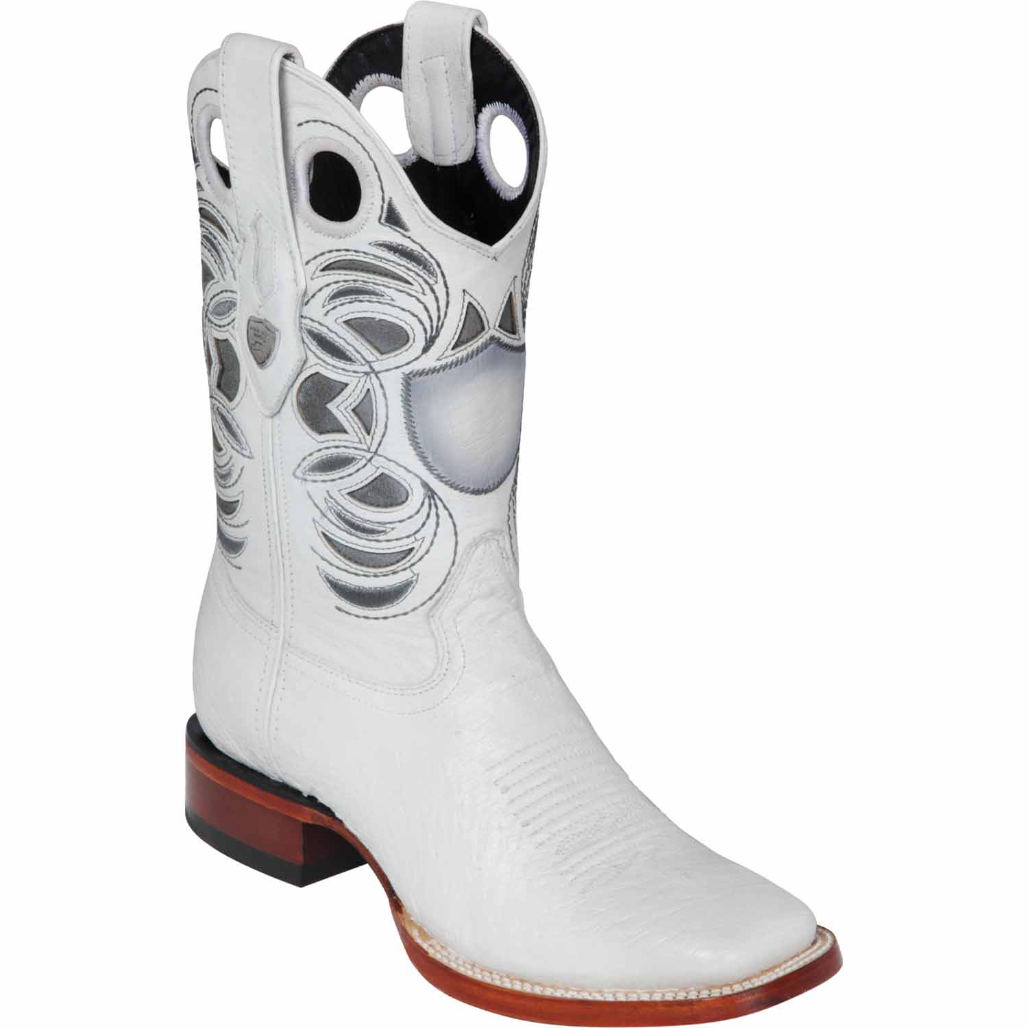 Men's Wild West Smooth Ostrich Ranch Toe Boots 282497 6 28249705-060  - from alligatorwarehouse.com