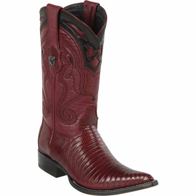 Men's Wild West Teju Lizard Skin 3X Toe Boots 29507 3 2950703-060  - from alligatorwarehouse.com