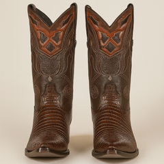Men's Wild West Teju Lizard Skin 3X Toe Boots 29507