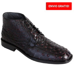 Zapato Botín Piel Avestruz LAB-ZA3060318