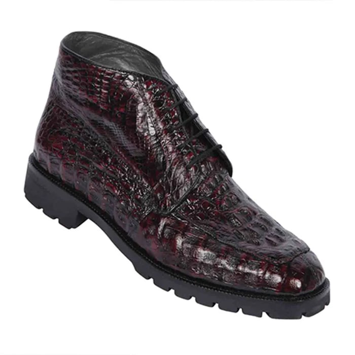 Zapato Botín Piel Caiman Lomo - Mens Caiman Boot in  6 Colors 8   - from alligatorwarehouse.com