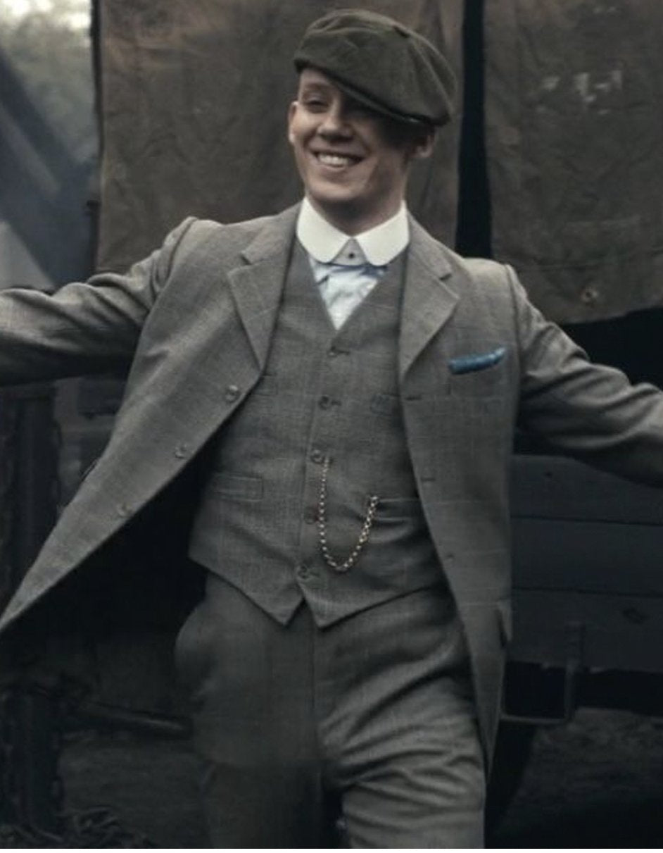 Mens Peaky Blinders Costume John Shelby Grey Vested Suit – Alligator  Warehouse