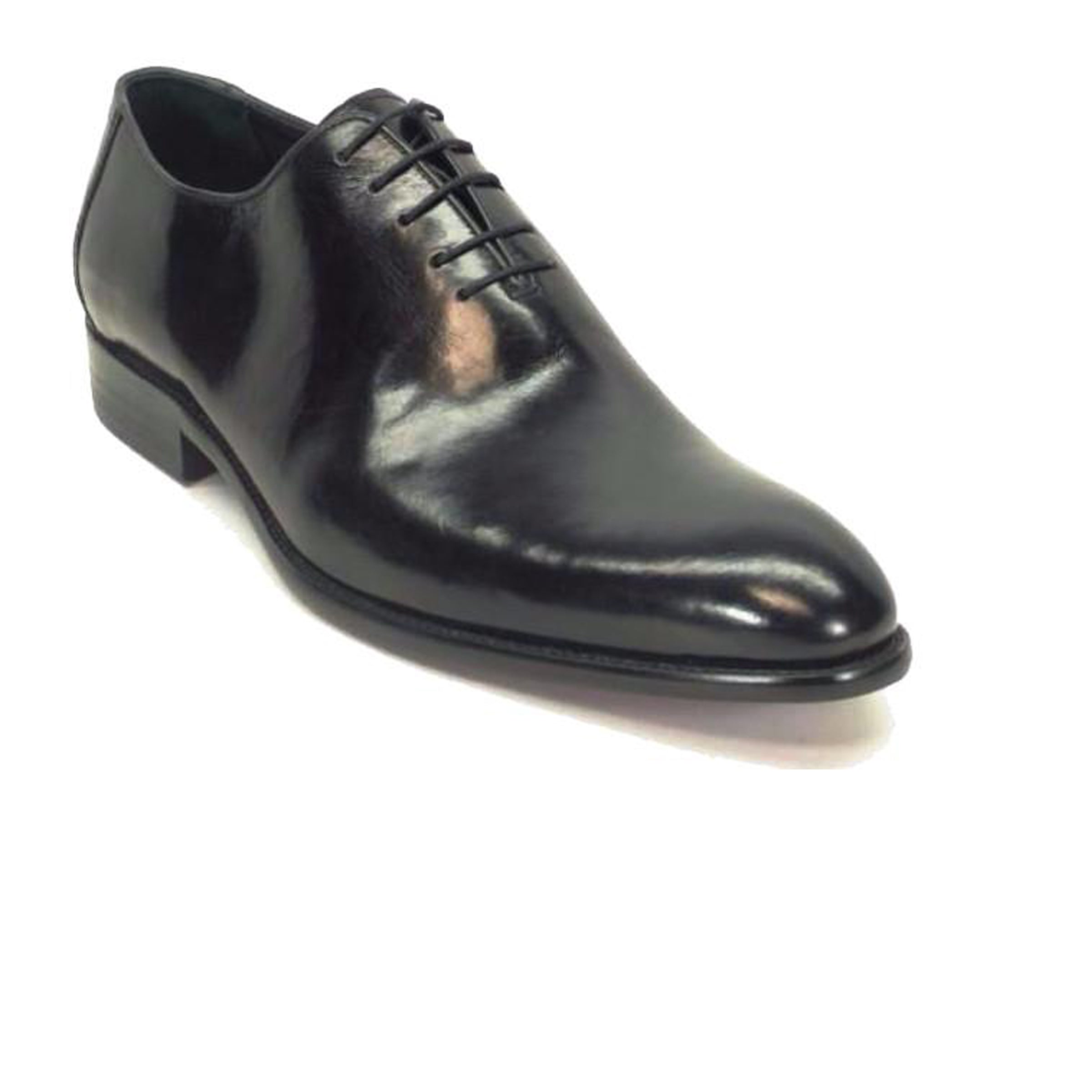 Mens Carrucci Hand Painted Oxford Lace Up Dress Shoe in Cobalt Blue 2   - from alligatorwarehouse.com