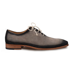 Mens Mezlan Rossini Suede Plain Toe Dress Shoe in Honey