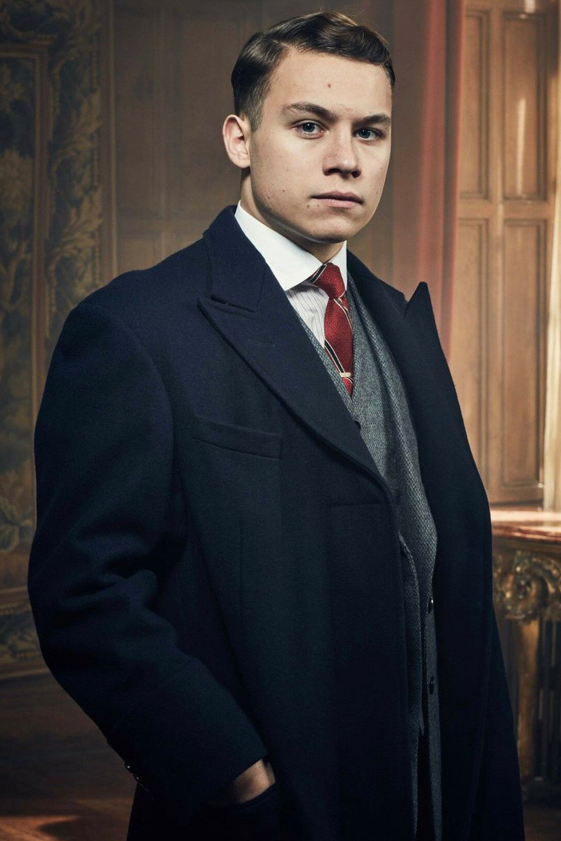 Mens Peaky Blinders Costume Michael Gray Vested Grey Suit & Overcoat 1   - from alligatorwarehouse.com