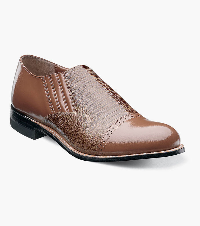 Stacy Adams MADISON Cap Toe Slip On Tan by Stacy Adams Shoes