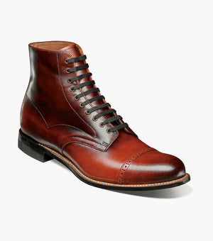 MADISON Cap Toe Lace Up Boot