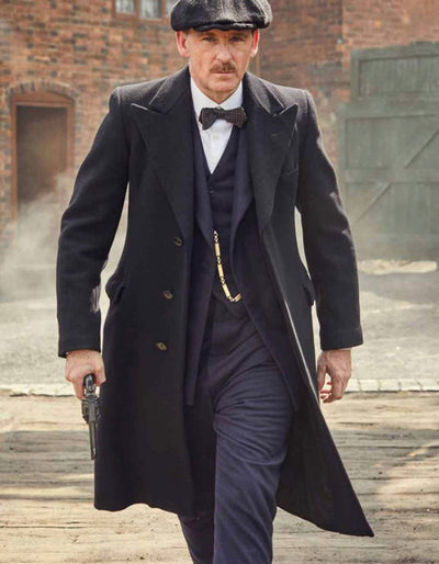 Mens Costume Arthur Shelby Vested Suit with Overcoat & Hat 1 7X-4143  - from alligatorwarehouse.com
