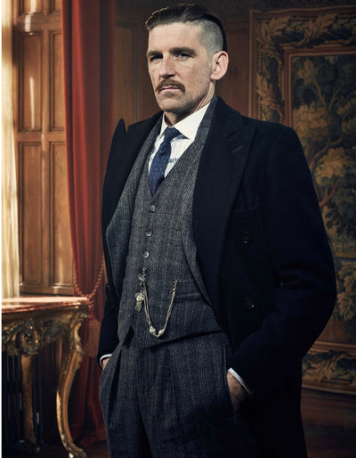 Mens Costume Arthur Shelby Vested Suit & Black Overcoat 1 57-1851  - from alligatorwarehouse.com