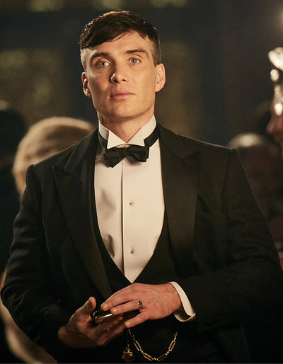 Mens Costume Thomas Shelby Black Vested Tuxedo 1 Q6-9563  - from alligatorwarehouse.com