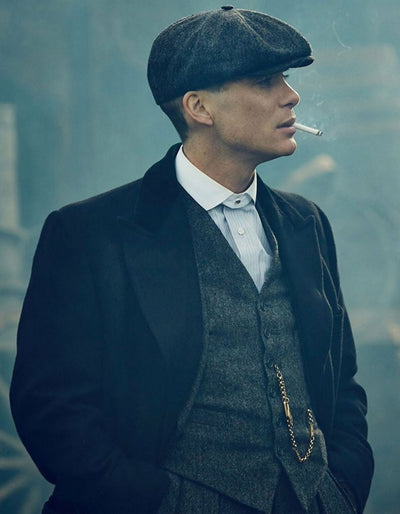 Mens Costume Thomas Shelby Suit Overcoat & Hat 1 EL-3486  - from alligatorwarehouse.com