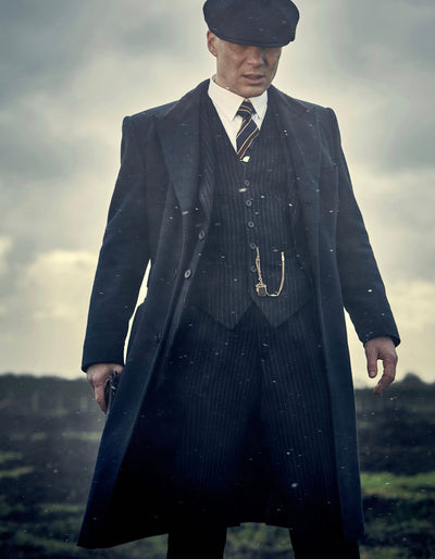 Mens Costume Thomas Shelby Pinstripe Outfit 1 HT-7063  - from alligatorwarehouse.com