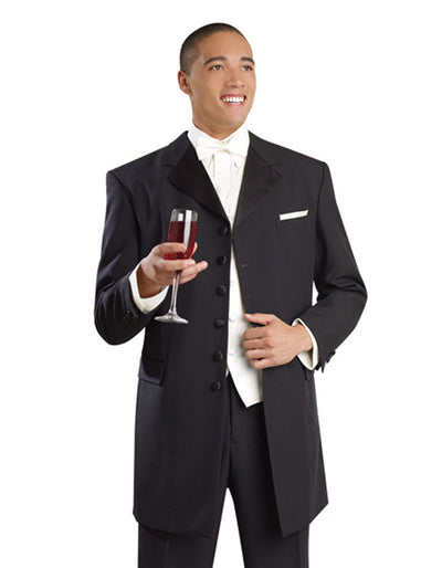 Black Synthetic Material Tuxedo 1 CH-6344  - from alligatorwarehouse.com