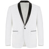 Off White 2 Piece Tuxedo Shawl Lapel Slim Fit 3 SO6201-16/201-1-SHAWLCOLLAR  - from alligatorwarehouse.com